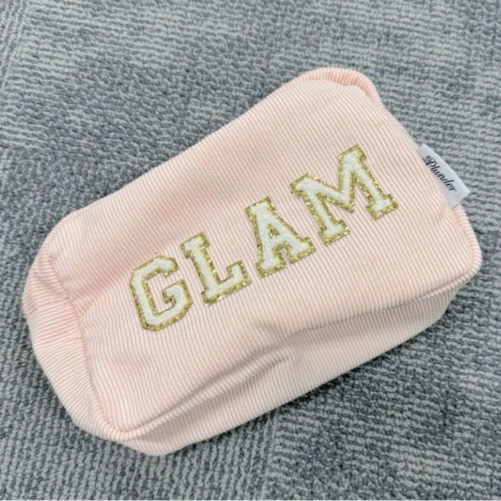 Plunder Women’s Glam Cosmetic Makeup Bag Carry All Tote Luggage Suitcase Handbag
